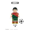 Minifig Minifig G0103 لاعب كرة القدم Minifigs Mini Toy Figure Neymar Bale Kroos Building Build Drop Drop Deliver