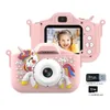 Macchina fotografica per bambini 1080P HD Videocamera digitale per bambini Mini Cam Display a colori Fotocamera digitale Regalo di compleanno per bambini Giocattoli per bambini con scheda di memoria