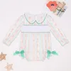 Clothing Sets Toddler Skirt Baby Girls 1-8T Dress Bow Jumpsuit Clothes Set Name Embroidered Bodysuit Pink Lace Outfits Infant 2Pcs Romper