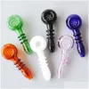 Pipes à fumer Tuyau en verre 4,0 pouces Accessoire de fumée pour DAB Rig Oil Bongs Brûleur Drop Livraison Maison Jardin Articles divers Accessori Ot7Ra