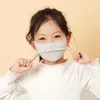 Scarves Outdoor Face Shield Gradient Color Hanging Ear Type Gini Mask Kids Silk Summer Sunscreen Driving