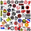 Naklejki samochodowe 100pcs punk rock and roll muzyka naklejka winylowe wodoodporne naklejki metalowe opaska do butelki na deskorolkę Komputer pH ot7f2