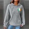 Women's Hoodies For Women Slainte St. Day Print Color Casual Fall Hooded 2024 Pullover Hoodie Tail Tops Womens Tunic