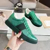 New ace Italy Luxury Sneakers Platform Low Men Women Shoes Casual Dress Trainers Embroidered Ace Bee White Green Red 1977s Stripes Mens Shoe Walking Sneaker 1.25 04