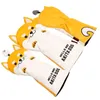 NRC Golf Club Headcovers Driver Fairway Wood Hybrid Covers Set Lovely Akita Dog Cartoon Animal 460cc 240127