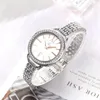 Wristwatches High Quality Fashion And Leisure Waterproof Automatic Mechanical Watch Diamond Bezel Five Bead Chain Elegant Women's