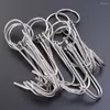 Kitchen Storage 10 Pcs BBQ Hook Meat Hooks Heavy Duty Clothes Hanger Practical Grill Stainless Steel