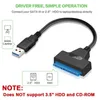 Cavi per computer Cavo SATA a USB 3.0/2.0 fino a 6 Gbps per disco rigido SSD HDD esterno da 2,5 pollici 3 Cavo adattatore a 22 pin III