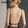 Bras Hemdje Sexy Grote U Backless Vest Basis Sling Top Beha Crop Ondergoed Vrouwen Ademend Zachte Push Up Zomer Naadloos