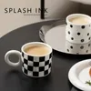 Tasses Meyjig tasse à café en céramique porcelaine tasse à lait ménage boisson cadeau universel 400ml
