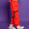 Trousers Hip Hop Girls Pants Teenage Cargo Jazz Dance Costumes Kids Children Sweatpants Street Wear 5-16 Years