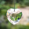 Chandelier Crystal 1PC 45MM Clear Heart Glass Art Prism Faceted Curtain Pendant DIY Home Accessories Suncatcher Making Supplies