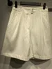 Sukienki robocze francuskie kamizelki bez rękawów Top jednokierunkowy cadigan lub damskie szorty na wysokim talii na wiosnę 2024