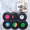 Table Mats 6/4 PCS Dining Placemats Decoration Vintage Vinyl Record Coasters Non-Slip Coffee Heat Resistant