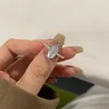 925 prata esterlina anel de diamante para mulheres amantes presentes luxo cz zircon cristal casamento noivado promessa anéis jóias finas