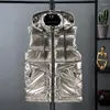 Gilet da uomo Uomo Inverno Con cappuccio 2024 Gilet corto di colore brillante Giacca imbottita in cotone senza maniche Gilet per coppie femminili