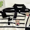 Autumn Baby Clothes Korean Stripe Jumpsuits for Girl Boys Cute Bear born Romper Infant Bodysuits Loose Toddler Clothing 240118