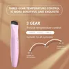 Electric Eyelash Curler 5D Push uppvärmd justerbar temperatur 3 Lägen Eye Lashes Eyelash ympning Långvarigt sminkverktyg 240131