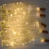 Strings 30 LED Bouteille de vin Lumières avec Cork 3M Fée Mini String pour bouteilles d'alcool Artisanat Fête Décoration de mariage