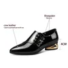 Dress Shoes Fashion Brand Leather Small Women 2024 Autumn Korean Version Of All Matching Pointy Flat Patent Black