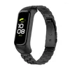 Bandes de montre bande pour Samsung Galaxy Fit 2 bracelet métal acier inoxydable bracelet Fit2 R220 Smart