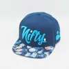 Bollmössor Nifty Snapback Cap Bubbles Blue Baseball Hat Puff broderi German Car Calture Inspired Street Style Headwear