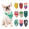 Odzież dla psów chwalebna kek bandanas bawełna szalik z chusterem dla małych, średnich uroczych wzorów szyja