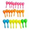 Mini Maracas Toys 24 PCS Ruidosos Favores de fiesta Niños Piñata Aula Premios Bolsa Rellenos 275 pulgadas Movimiento musical 240118