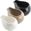 Dinnerware Sets 3 Pcs Round Mouth Milk Spoon Sauce Bucket Gravy Boats Coffee Pitcher Syrup Kitchen Concentrate Mug Honey