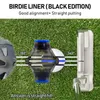 Aides à l'entraînement de golf Marqueur de ligne de balle à 3 lignes Outil de dessin de rotation à 360 ° Marqueurs Ensemble de stylos Modèle d'alignement Mettre la doublure d'exercice