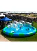 6mx0.6m Round Large Colorful Inflatable Swimming Pool For Summer Water Walking Balls Fishing Zorb Balls Games