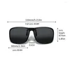 Okulary przeciwsłoneczne spolaryzowany klips do jazdy ciemny Uv400 Pochromic Anti Glare obiektyw krótkowzroczny okular