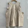 Vestidos da menina estilo coreano primavera outono crianças vestido sem mangas cor sólida com decote em v casual underlay colete crianças roupas h3556