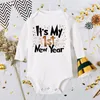 Rompertjes mijn eerste jaar baby bodysuit baby romper outfit peuter lange mouw jumpsuit jongens meisjes kleding bron vakantie douchegift