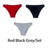 Kvinnors trosor 3st/Set Women Sexig Cotton Comfort Låg midja underkläder Kvinnliga underbyxor mjuka tjejbriefs Intimates