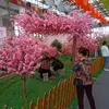 Decorative Flowers Artificial Cherry Tree Simulation Plant Wedding Party Festival Decoration Fake Peach El Stage Outdoor Garden