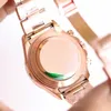 Orologi da polso BGF MADE Super Quality Uomo 116595 Oro rosa 40 mm Quadrante con diamanti colorati Zaffiro luminoso Cal.7750 meccanico automatico