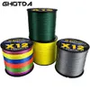 GDA 12 Strands 1000M 500M 300M X12 Braided Fishing Line PE Sea Saltwater Fishing Weaves Super Strong Power 20-120LB 240123