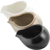 Dinnerware Sets 3 Pcs Round Mouth Milk Spoon Sauce Bucket Gravy Boats Coffee Pitcher Syrup Kitchen Concentrate Mug Honey