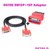 Herramientas de diagnóstico para Autel Maxisys Ds708 Prueba principal Obdii Ms906/908/905/808 Adaptador Ms 908 Pro 16 Pin Ms908 Escáner Drop Delivery M Dhf6B