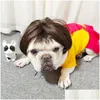 Ropa para perros Pelucas para mascotas Accesorios de cosplay Perros divertidos Gatos Travestismo Sombrero Disfraces Accesorios para la cabeza para Halloowen Navidad Mascotas Dr DHVSM