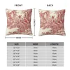 Pillow French Country Toile De Jouy Cover Double-sided 3D Print Motifs Floor Case For Car Fashion Pillowcase Home Decor