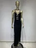 21066 XL 2024 Runway Dress SPring Summer Dress Strapless Sleeveless Brand Same Style Womens Dress Fashion High Quality teni