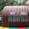 wholesale High quality cheaper price customized American football event Giant inflatable cartoon eagle entrance helmet tunnel