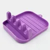 Küche Lagerung Herd Löffel Rack platzsparende Topf Deckel Stäbchen Halter Für Arbeitsplatte Leicht zu reinigen Utensil Organizer Hause