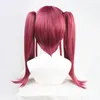 Party Supplies VTuber Houshou Marine Wig Hololive Girls Youtuber Cosplay Long Straight Ponytails Synthetic Hair Role Play Cap