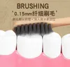 Top Quality Independent Packaging High-End Soft Fur Wide Head Adult Home Use Couple Toothbrush Gift Box