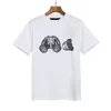 Trendy Angel decapitated teddy bear print T-shirt loose men's and women's wear letter short sleeve High Quality Unisex Couple t shirts pa