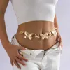 Andra smyckesuppsättningar Belly Chain Sexy Body Coin Midja Kvinnlig kostym för kvinnor Snake Bone Double Layer Smyckedekor Bh Bikini Beach Harness Bijou Set YQ240204