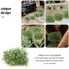 Decorative Flowers Sand Table Model Grass Tufts Plastic Cluster Static Miniatures Field DIY Decor Models